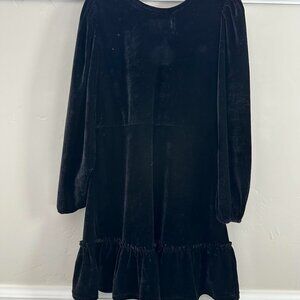 Girl Mi Ami Black Velvet Dress I Size 10